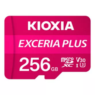 Kioxia Exceria Plus Speicherkarte (M303), 256GB, microSDXC, LMPL1M256GG2, UHS-I U3 (Klasse 10), SELL