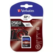 Verbatim Secure Digital-Karte Premium U1, 256 GB, SDXC, 44026, UHS-I U1 (Klasse 10)