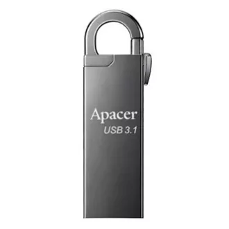 Apacer USB-Stick, USB 3.0, 16GB, AH15A, silber, AP16GAH15AA-1, USB A, mit Karabiner, SELL Apacer USB-Stick, USB 3.0, 16GB, AH15A, silber, AP16GAH15AA-1, USB A, mit Karabiner, SELL