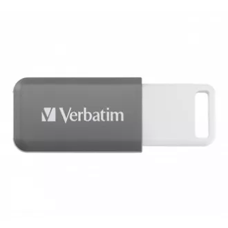 Verbatim USB-Flash-Laufwerk, USB 2.0, 128 GB, DataBar, grau, 49456, für die Datenarchivierung