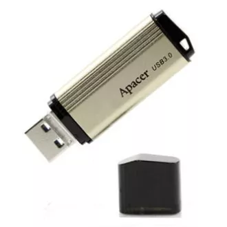 Apacer USB-Flash-Laufwerk, USB 3.0, 32GB, AH353, gold, AP32GAH353C-1, USB A, mit Abdeckung, SELL