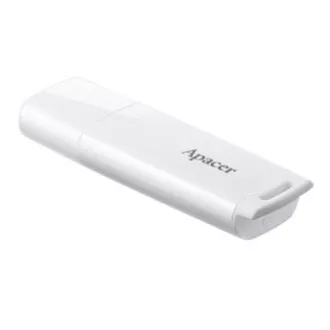 Apacer USB-Stick, USB 2.0, 32GB, AH336, weiß, AP32GAH336W-1, USB A, mit Abdeckung
