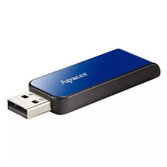 Apacer USB-Flash-Laufwerk, USB 2.0, 32GB, AH334, blau, AP32GAH334U-1, USB A, mit ausziehbarem Anschluss Apacer USB-Flash-Laufwerk, USB 2.0, 32GB, AH334, blau, AP32GAH334U-1, USB A, mit ausziehbarem Anschluss