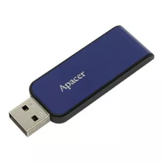 Apacer USB-Flash-Laufwerk, USB 2.0, 32GB, AH334, blau, AP32GAH334U-1, USB A, mit ausziehbarem Anschluss Apacer USB-Flash-Laufwerk, USB 2.0, 32GB, AH334, blau, AP32GAH334U-1, USB A, mit ausziehbarem Anschluss