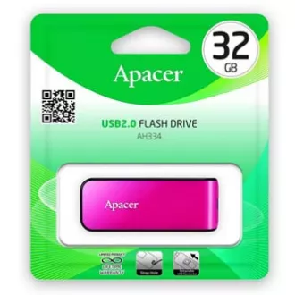 Apacer USB-Flash-Laufwerk, USB 2.0, 32GB, AH334, rosa, AP32GAH334P-1, USB A, mit ausziehbarem Anschluss, SELL Apacer USB-Flash-Laufwerk, USB 2.0, 32GB, AH334, rosa, AP32GAH334P-1, USB A, mit ausziehbarem Anschluss, SELL