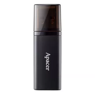 Apacer USB-Flash-Laufwerk, USB 3.0, 32GB, AH25B, schwarz, AP32GAH25BB-1, USB A, mit Abdeckung