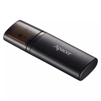 Apacer USB-Flash-Laufwerk, USB 3.0, 32GB, AH25B, schwarz, AP32GAH25BB-1, USB A, mit Abdeckung