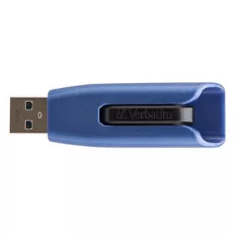 Verbatim USB-Flash-Laufwerk, USB 3.0, 32GB, V3 MAX, Store N Go, blau, 49806, USB A, mit ausziehbarem Anschluss