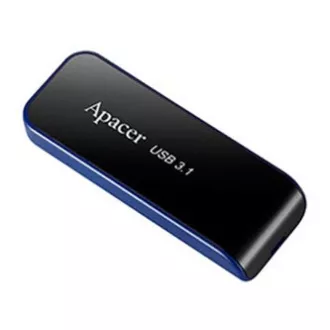Apacer USB-Flash-Laufwerk, USB 3.0, 64GB, AH356, schwarz, AP64GAH356B-1, USB A, mit ausziehbarem Anschluss Apacer USB-Flash-Laufwerk, USB 3.0, 64GB, AH356, schwarz, AP64GAH356B-1, USB A, mit ausziehbarem Anschluss