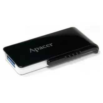 Apacer USB-Stick, USB 3.0, 64 GB, AH350, schwarz, AP64GAH350B-1, USB-A, mit ausziehbarem Stecker, Restposten Apacer USB-Stick, USB 3.0, 64 GB, AH350, schwarz, AP64GAH350B-1, USB-A, mit ausziehbarem Stecker, Restposten