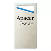Apacer USB-Flash-Laufwerk, USB 3.0, 128GB, AH155, silber, AP128GAH155U-1, USB A, mit Öse