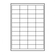Logo-Etiketten 48,5 x 25,4 mm, A4, matt, weiß, 44 Etiketten, 140 g/m2, Packung mit 25 Stück, für Tintenstrahl- und Laserdrucker