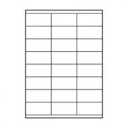 Logo-Etiketten 70mm x 36mm, A4, matt, weiß, 24 Etiketten, 140g/m2, 10er-Pack, für Tintenstrahl- und Laserdrucker