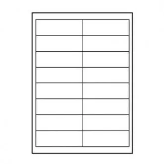 Logo-Etiketten 99,1mm x 34mm, A4, matt, weiß, 16 Etiketten, 140g/m2, 10er-Pack, für Tintenstrahl- und Laserdrucker Logo-Etiketten 99,1mm x 34mm, A4, matt, weiß, 16 Etiketten, 140g/m2, 10er-Pack, für Tintenstrahl- und Laserdrucker