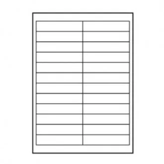 Logo-Etiketten 100mm x 23mm, A4, matt, weiß, 24 Etiketten, 140g/m2, 10er-Pack, für Tintenstrahl- und Laserdrucker Logo-Etiketten 100mm x 23mm, A4, matt, weiß, 24 Etiketten, 140g/m2, 10er-Pack, für Tintenstrahl- und Laserdrucker