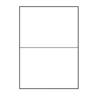 Logo-Etiketten 210mm x 148mm, A4, matt, weiß, 2 Etiketten, 140g/m2, Packung mit 25 Stück, für Tintenstrahl- und Laserdrucker Logo-Etiketten 210mm x 148mm, A4, matt, weiß, 2 Etiketten, 140g/m2, Packung mit 25 Stück, für Tintenstrahl- und Laserdrucker