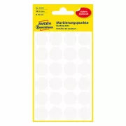 Avery Zweckform Etiketten 18mm, weiß, 24 Etiketten, Marker, 4er-Pack, 3170, für Handschrift