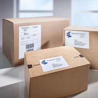 Avery Zweckform Etiketten 105 mm x 74 mm, A4, weiß, 8 Etiketten, Verpackungseinheit: 100 Stück, 3427, für Laser- und Tintenstrahldrucker sowie Kopierer