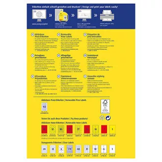 Avery Zweckform Preisetiketten 26mm x 16mm, A4, weiß, 102 Etiketten, ablösbar, Packung mit 25 Stück, L3410REV-25, für Laser und Inkjet Avery Zweckform Preisetiketten 26mm x 16mm, A4, weiß, 102 Etiketten, ablösbar, Packung mit 25 Stück, L3410REV-25, für Laser und Inkjet