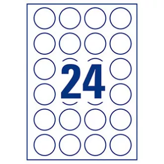 Avery Zweckform Etiketten 40mm, A4, weiß, 24 Etiketten, 10er-Pack, L3415-10, für Laser- und Tintenstrahldrucker, Kopierer Avery Zweckform Etiketten 40mm, A4, weiß, 24 Etiketten, 10er-Pack, L3415-10, für Laser- und Tintenstrahldrucker, Kopierer