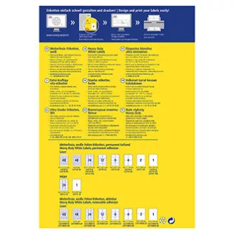 Avery Zweckform Etiketten 99,1mm x 139mm, A4, matt, weiß, 4 Etiketten, sehr haltbar, 20er-Pack, L4774-20, für Laserdrucker Avery Zweckform Etiketten 99,1mm x 139mm, A4, matt, weiß, 4 Etiketten, sehr haltbar, 20er-Pack, L4774-20, für Laserdrucker