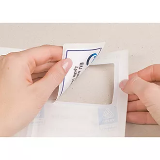 Avery Zweckform Namensetiketten 80mm x 50mm, A4, weiß, 10 Etiketten, selbstklebend, 20er-Pack, L4785-20, für Laserdrucker