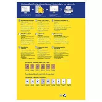Avery Zweckform Etiketten 60mm, A4, naturbraun, 12 Etiketten, 25er-Pack, L7106-25, für Laser- und Inkjetdrucker, ko Avery Zweckform Etiketten 60mm, A4, naturbraun, 12 Etiketten, 25er-Pack, L7106-25, für Laser- und Inkjetdrucker, ko