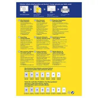 Avery Zweckform-Etiketten 45,7 mm x 21,2 mm, A4, weiß, 48 Etiketten, sehr haltbar, 10 Stück verpackt, L7911-10, für Laserdrucker und Avery Zweckform-Etiketten 45,7 mm x 21,2 mm, A4, weiß, 48 Etiketten, sehr haltbar, 10 Stück verpackt, L7911-10, für Laserdrucker und