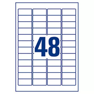 Avery Zweckform-Etiketten 45,7 mm x 21,2 mm, A4, weiß, 48 Etiketten, sehr haltbar, 10 Stück verpackt, L7911-10, für Laserdrucker und Avery Zweckform-Etiketten 45,7 mm x 21,2 mm, A4, weiß, 48 Etiketten, sehr haltbar, 10 Stück verpackt, L7911-10, für Laserdrucker und