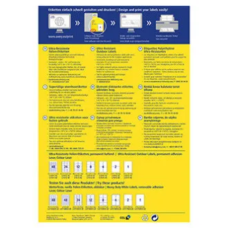 Avery Zweckform Etiketten 99,1 mm x 42,3 mm, A4, weiß, 12 Etiketten, sehr strapazierfähig, verpackt zu je 40 Stück, L7913-40, für Laserdrucker und Avery Zweckform Etiketten 99,1 mm x 42,3 mm, A4, weiß, 12 Etiketten, sehr strapazierfähig, verpackt zu je 40 Stück, L7913-40, für Laserdrucker und