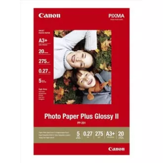 Canon Fotopapier Plus glänzend, PP-201 A3 , Fotopapier, glänzend, 2311B021, weiß, A3 , 13x19 Canon Fotopapier Plus glänzend, PP-201 A3 , Fotopapier, glänzend, 2311B021, weiß, A3 , 13x19