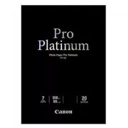 Canon PT-101 Fotopapier PRO Platinum, PT-101, Fotopapier, mikroporöse Oberfläche, glänzend, 2768B067, weiß, A2, 16,54x23,39", 300 g