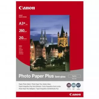 Canon Fotopapier Plus Halbglänzend, SG-201 A3 , Fotopapier, halbglänzend, satiniert Typ 1686B032, weiß, A3 , 13x19", 260 g/m2, 20 Stk, Canon Fotopapier Plus Halbglänzend, SG-201 A3 , Fotopapier, halbglänzend, satiniert Typ 1686B032, weiß, A3 , 13x19", 260 g/m2, 20 Stk,