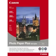 Canon Fotopapier Plus Halbglänzend, SG-201, Fotopapier, halbglänzend, satiniert Typ 1686B018, weiß, 20x25cm, 8x10", 260 g/m2, 20 Stk,