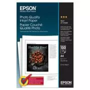 Epson Photo Quality InkJet Papier, C13S041061, Fotopapier, matt, weiß, A4, 102 g/m2, 720dpi, 100 Stück, Inkjet