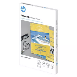 HP Enhanced Business Glossy Laser Photo Paper, CG965A, Fotopapier, glänzend, weiß, A4, 150 g/m2, 150 Stück, Laser, beidseitiger Druck HP Enhanced Business Glossy Laser Photo Paper, CG965A, Fotopapier, glänzend, weiß, A4, 150 g/m2, 150 Stück, Laser, beidseitiger Druck