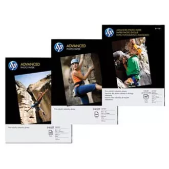HP Advanced Glossy Photo Paper, Q8691A, Fotopapier, randlos glänzend, Advanced Type weiß, 10x15cm, 4x6", 250 g/m2, 25 Stück, i
