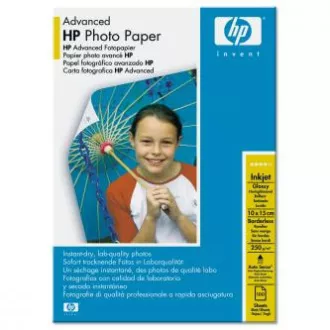 HP Advanced Glossy Photo Paper, Q8692A, Fotopapier, randlos glänzend, Advanced Type weiß, 10x15cm, 4x6", 250 g/m2, 100 Stück, HP Advanced Glossy Photo Paper, Q8692A, Fotopapier, randlos glänzend, Advanced Type weiß, 10x15cm, 4x6", 250 g/m2, 100 Stück,