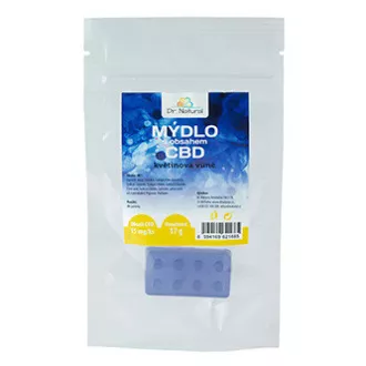 Feste Seife mit CBD, 17g, blumig, mit Antioxidantien, Dr. Natural Feste Seife mit CBD, 17g, blumig, mit Antioxidantien, Dr. Natural