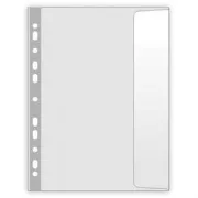 Euro-Briefumschlag mit Klappe, B4, 120mic, transparent, PP, 50 Stk.