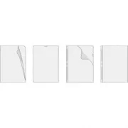 Eurowrap U, A4, 50mic, transparent, Herlitz, 100 Stk.