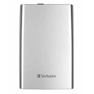 Verbatim Externe Festplatte, Store N Go, 2,5", USB 3.0 (3.2 Gen 1), 1TB, 53071, Silber Verbatim Externe Festplatte, Store N Go, 2,5", USB 3.0 (3.2 Gen 1), 1TB, 53071, Silber
