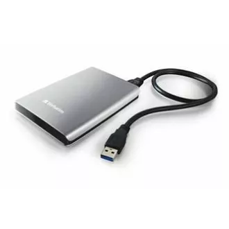 Verbatim Externe Festplatte, Store N Go, 2,5", USB 3.0 (3.2 Gen 1), 1TB, 53071, Silber Verbatim Externe Festplatte, Store N Go, 2,5", USB 3.0 (3.2 Gen 1), 1TB, 53071, Silber