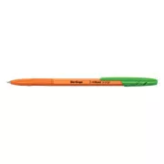 Berlingo, Kugelschreiber, grün, 50 St., 0,7 mm, Tribase orange