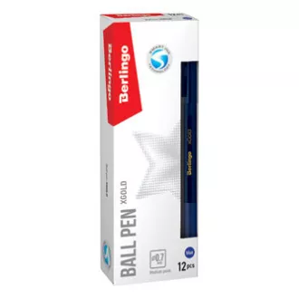 Berlingo, Kugelschreiber, blau, 12 St., 0,7 mm, XGOLD Berlingo, Kugelschreiber, blau, 12 St., 0,7 mm, XGOLD
