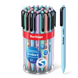 Berlingo, Kugelschreiber, blau, 30 Stück, 0,7 mm, Instinct
