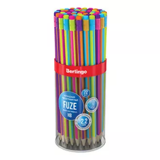 Berlingo, Graphitstift Fuze, Farbe, 72 Stück, mit Radiergummi Berlingo, Graphitstift Fuze, Farbe, 72 Stück, mit Radiergummi