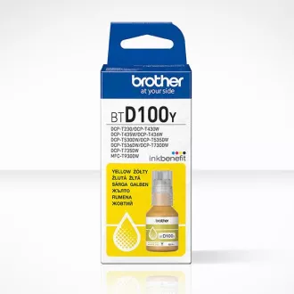 Brother BTD-100 (BTD100Y) - Tintenpatrone, yellow (gelb)