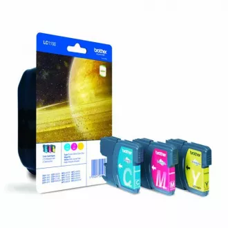 Brother LC-1100 (LC1100RBWBP) - Tintenpatrone, color (farbe) Brother LC-1100 (LC1100RBWBP) - Tintenpatrone, color (farbe)