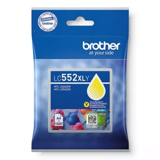Brother LC-552-XL (LC552XLY) - Tintenpatrone, yellow (gelb)